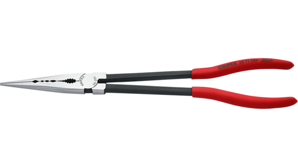 Long Reach Needle Nose Pliers, Steel, 280mm